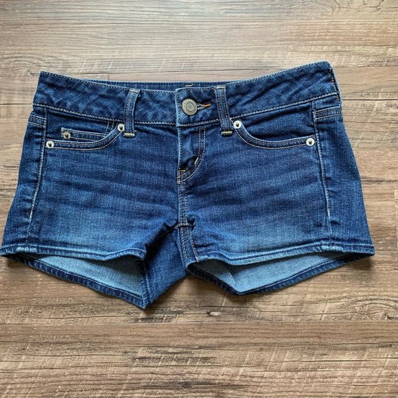 American Eagle Outfitters Pants - American Eagle Denim Short Shorts Dark Wash Shorts